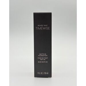 Mary Kay TimeWise Matte 3D Foundation Ivory W 130 NIB 1oz/30ml